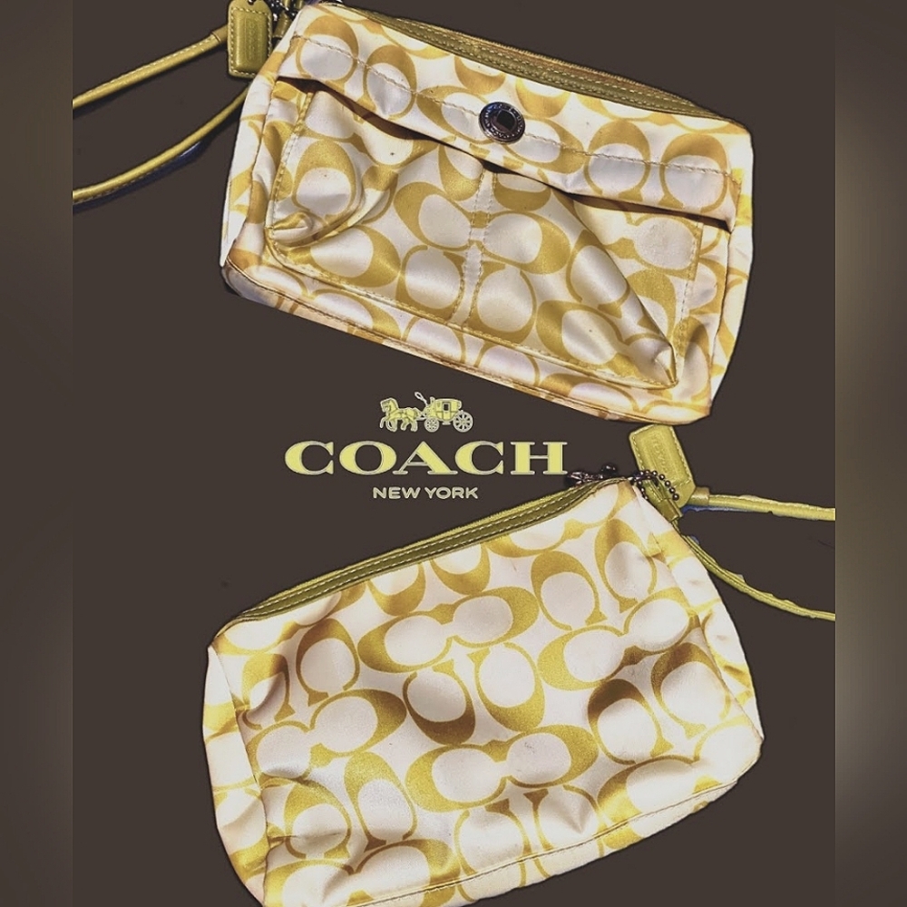 Yellow Coach Wristlet